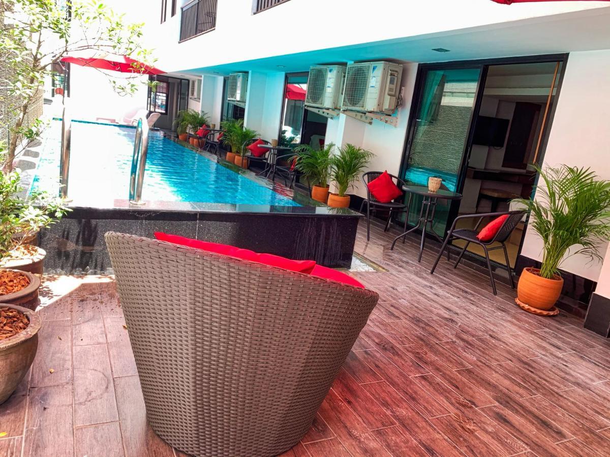 חוף ג'ומטיין Scandia Beach Hotel מראה חיצוני תמונה