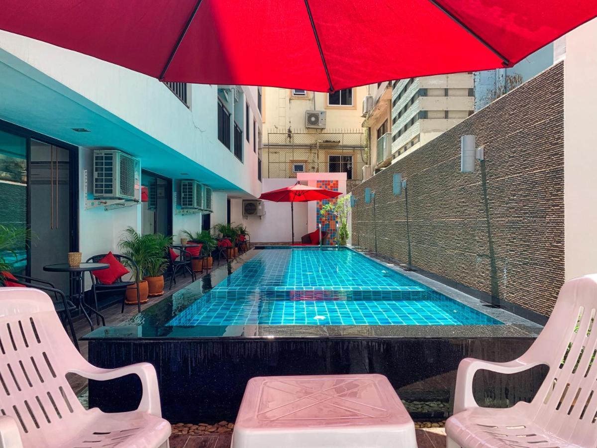 חוף ג'ומטיין Scandia Beach Hotel מראה חיצוני תמונה