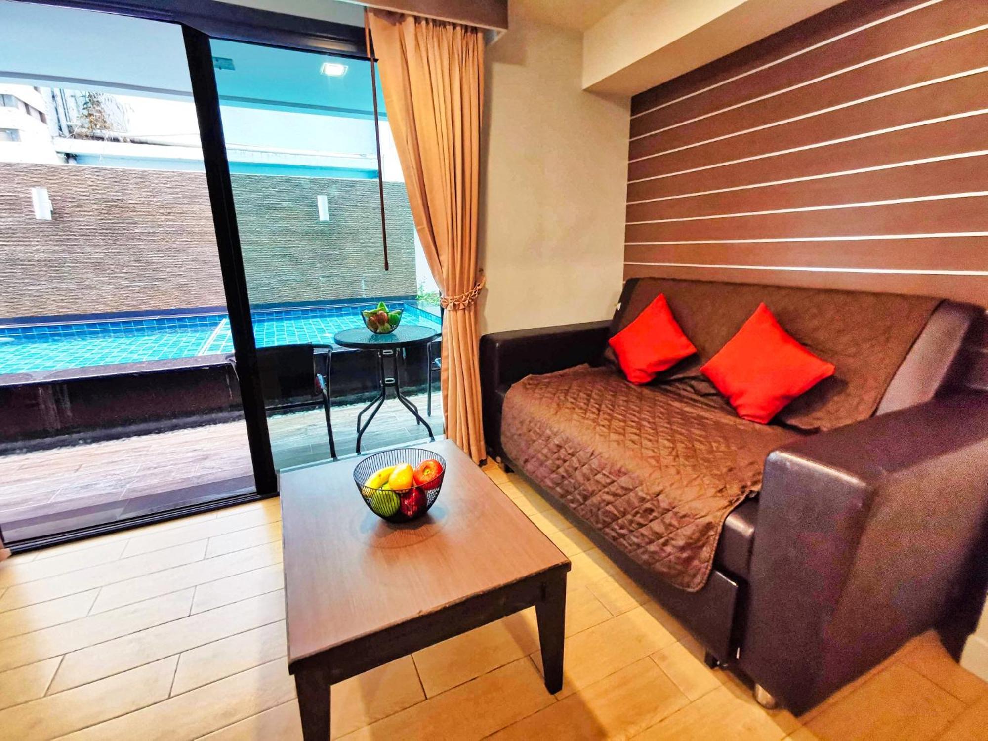 חוף ג'ומטיין Scandia Beach Hotel חדר תמונה