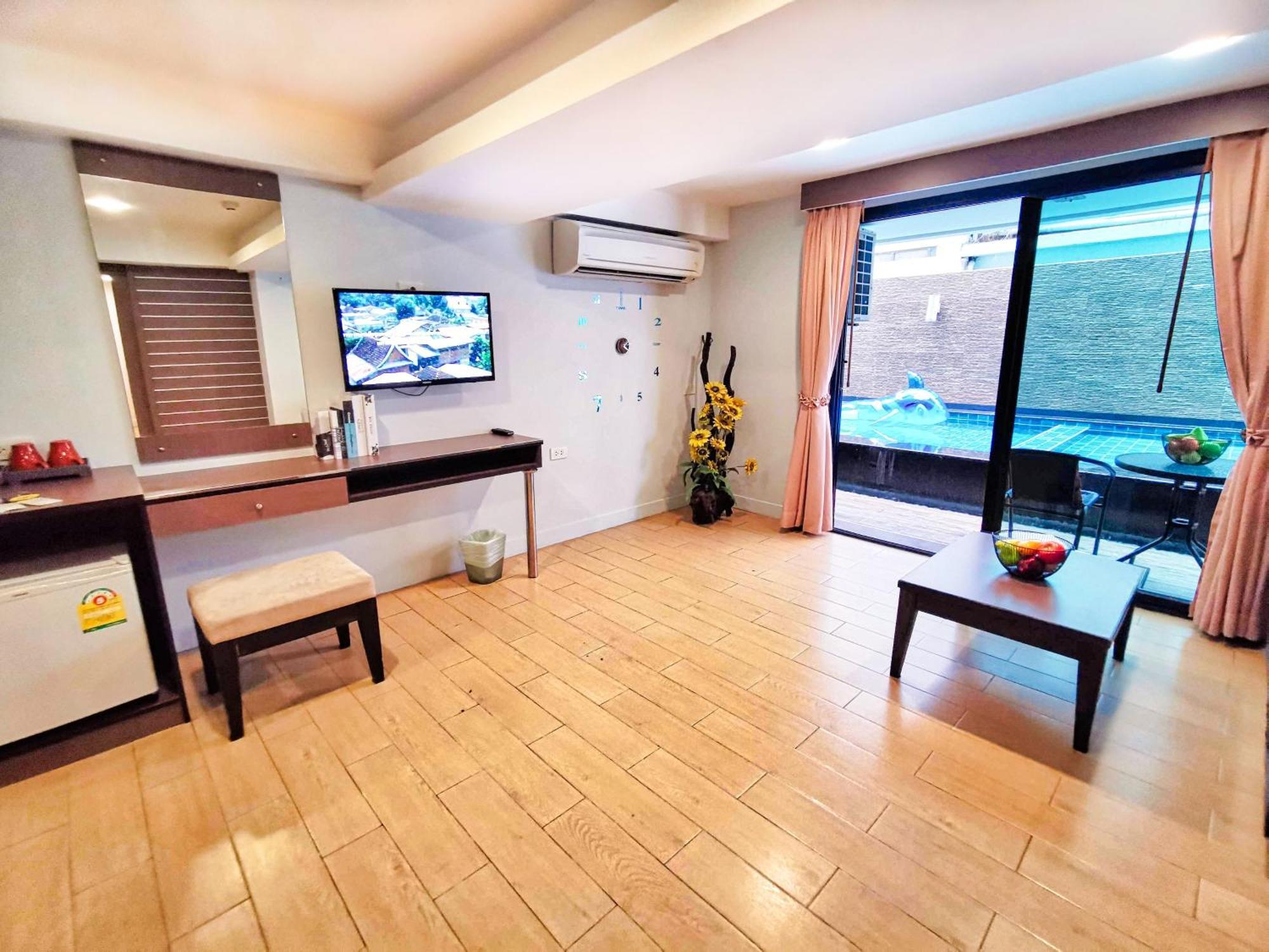 חוף ג'ומטיין Scandia Beach Hotel חדר תמונה